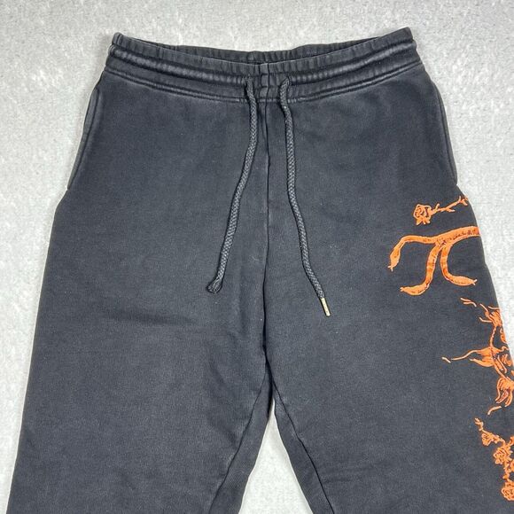 I AM GIA Astrea Graphic Joggers 100% Cotton Women’s Size Medium Black - Picture 2 of 10